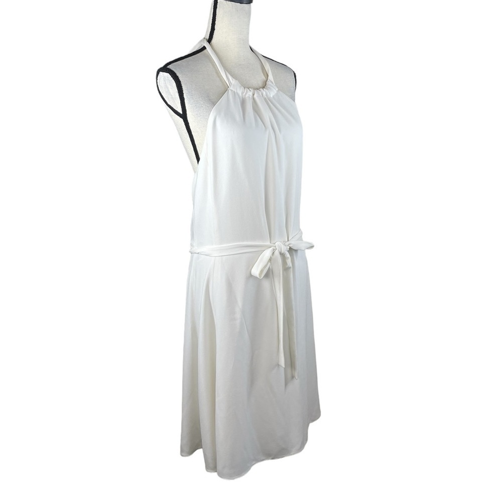 THEORY Nayline Elevate Crepe Halter Dress NWT Size 10 - Picture 8 of 12